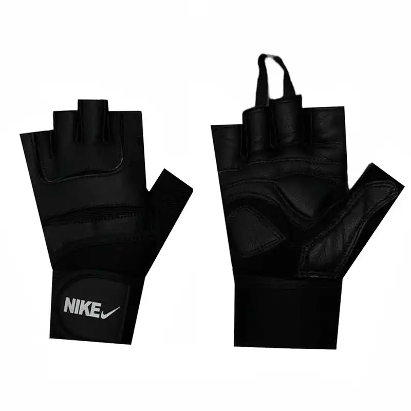 دستکش بدنسازی مدل کف چرم N-K کد420