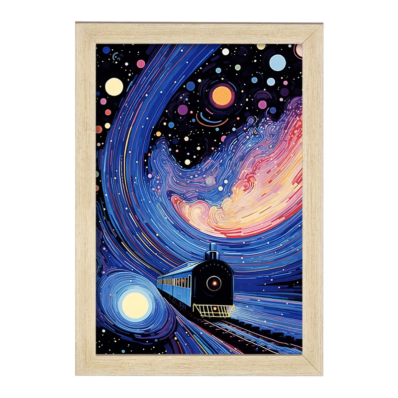 تابلو خندالو مدل قطار کهکشانی کد F4573