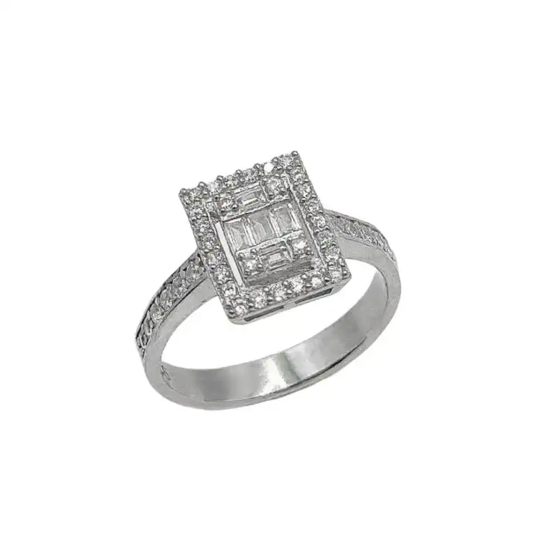 انگشتر نقره زنانه مدل MRJ6410