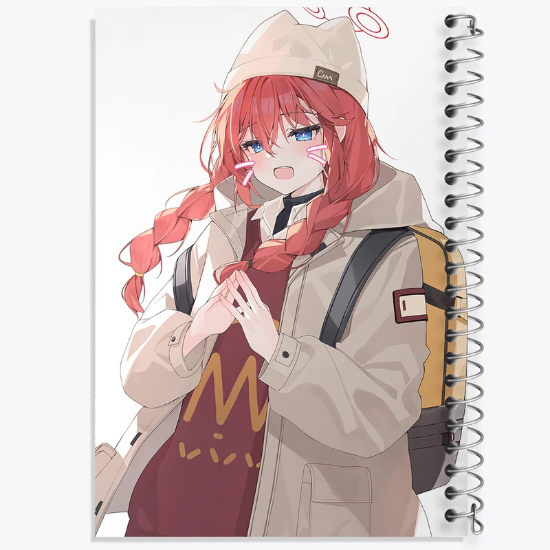 دفتر مشق 100 برگ خندالو طرح بازی آرشیو آبی (Blue Archive) کد 34319