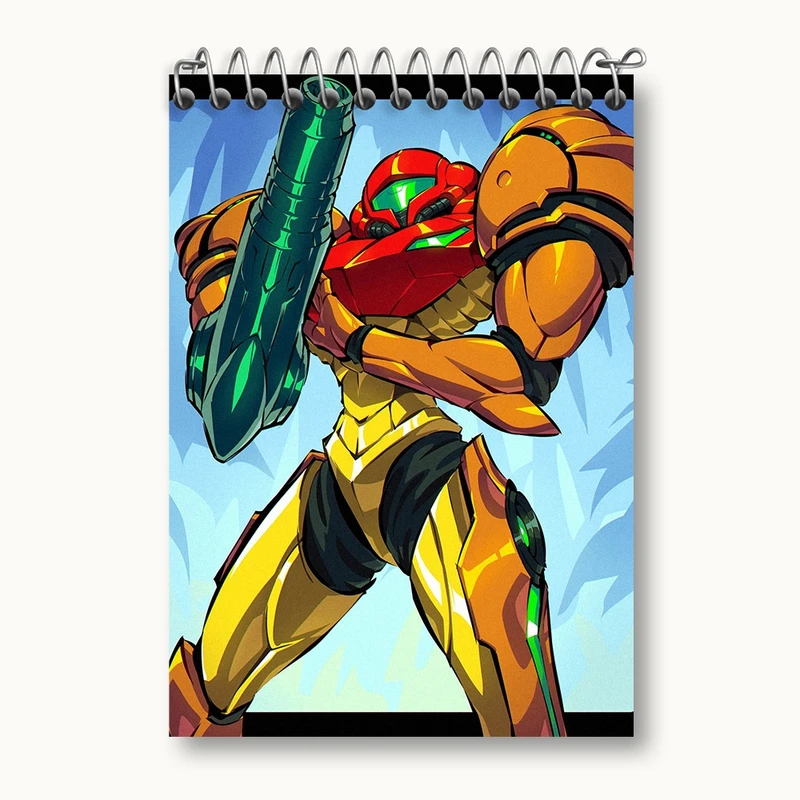 دفتر یادداشت 50 برگ خندالو مدل بازی متروید (Metroid) کد 35665