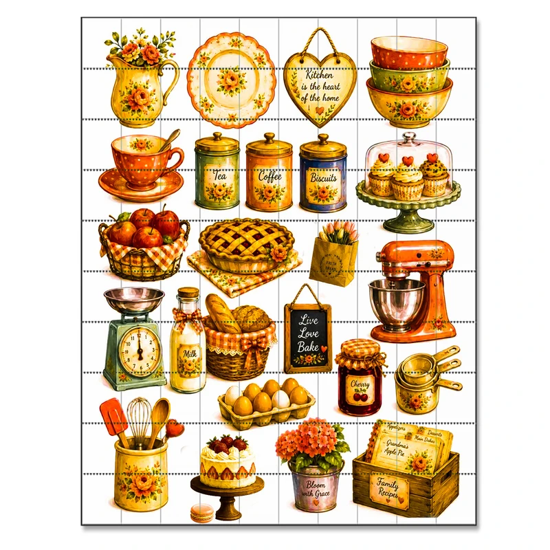 برچسب مدل آشپزی کد 30002