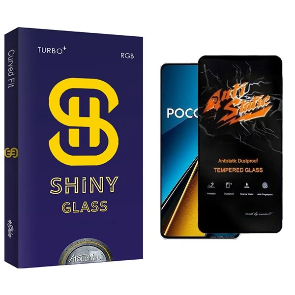 محافظ صفحه نمایش آتوچبو مدل Shiny Antistatic مناسب برای گوشی موبایل شیائومی Poco X6 5G
