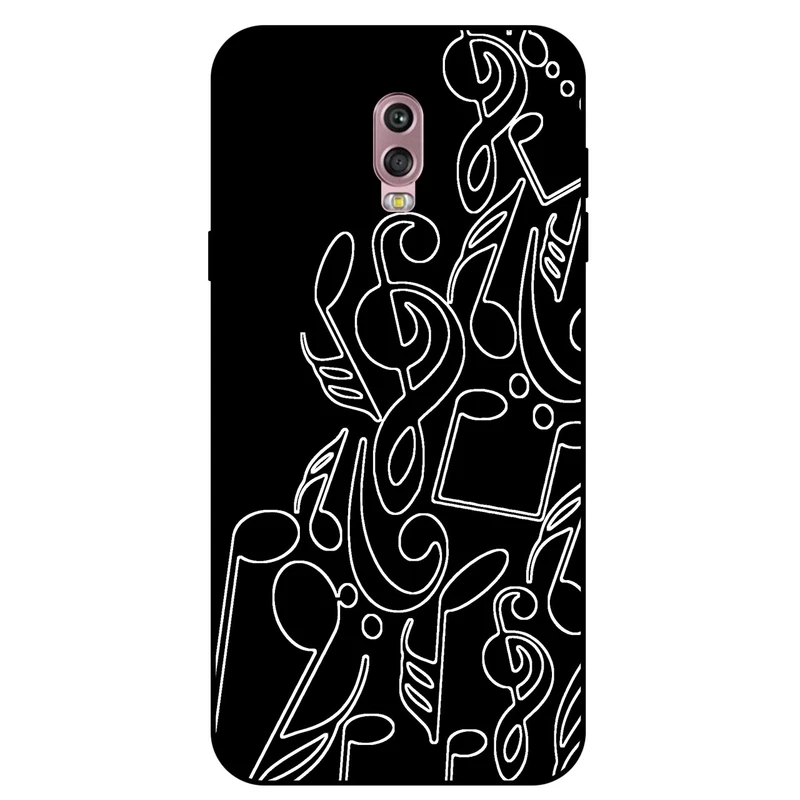 کاور مگافون طرح نت موزیک مدل 1887 مناسب برای گوشی موبایل سامسونگ Galaxy C8 / C7 2017   