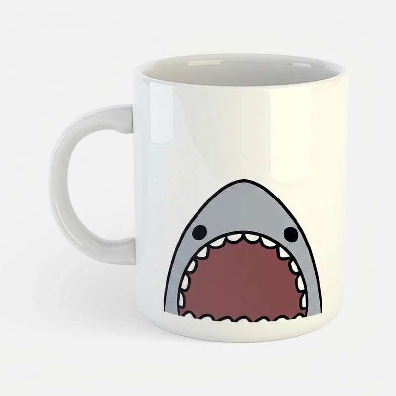 ماگ طرح فانتزی مدل کوسه SHARK