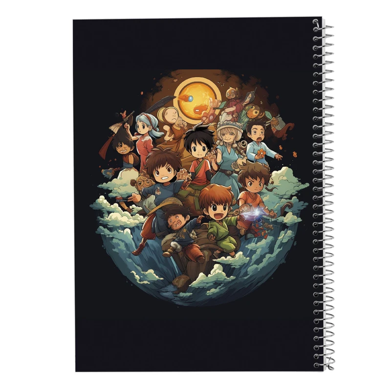 دفتر مشق 100 برگ مدوپد مدل Ghibli کد DF2473