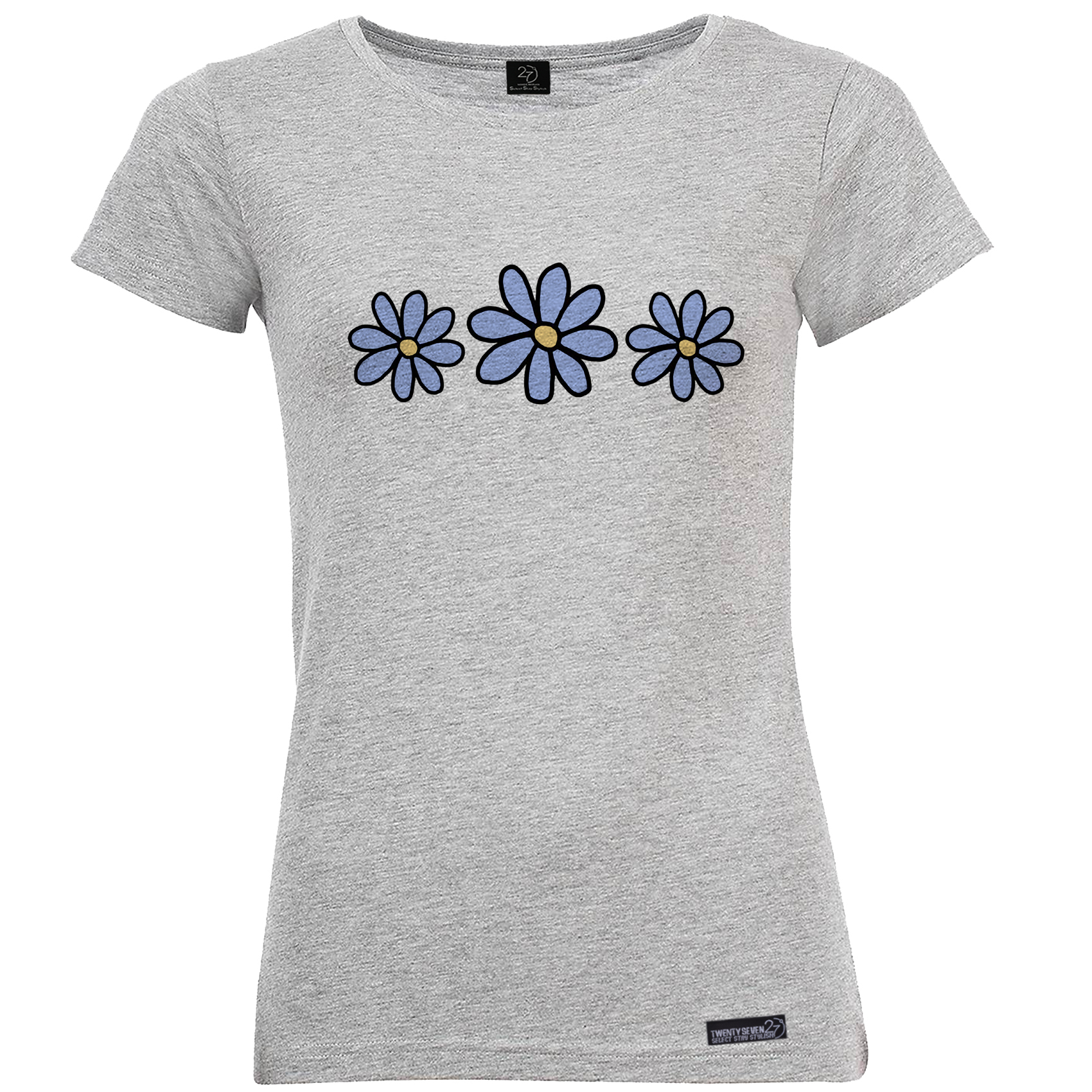 تی شرت آستین کوتاه زنانه 27 مدل گل کد RN598