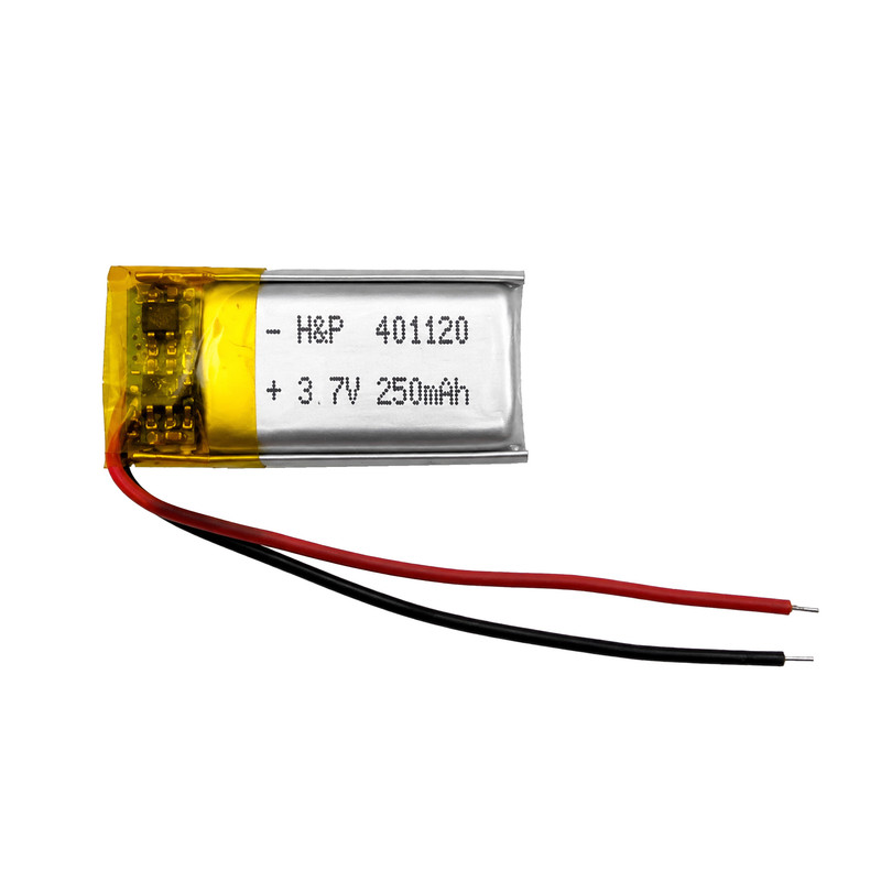 باتری لیتیومی قابل شارژ مدل H&P-401120 ظرفیت 250 میلی آمپر ساعت