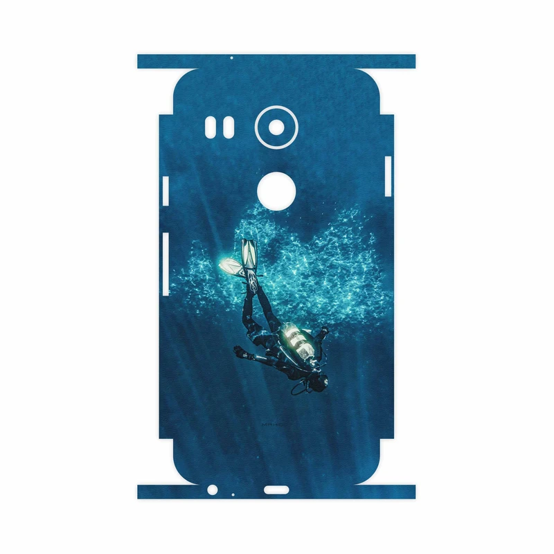 برچسب پوششی ماهوت مدل Scuba Diving-FullSkin مناسب برای گوشی موبایل گوگل Nexus 5X