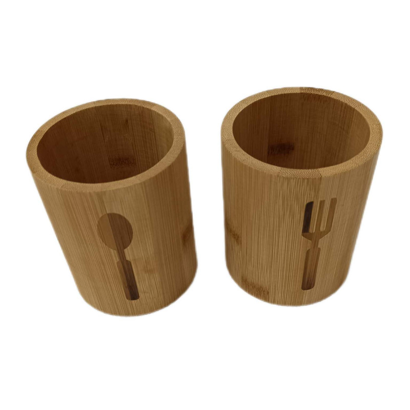 جای قاشق و چنگال مدل بامبو کد BM67 مجموعه 2 عددی