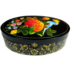 جعبه هدیه مدل گل و مرغ کد 6