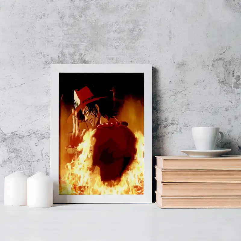 تابلو خندالو مدل پورتگاس انیمه وان پیس One Piece کد 17220