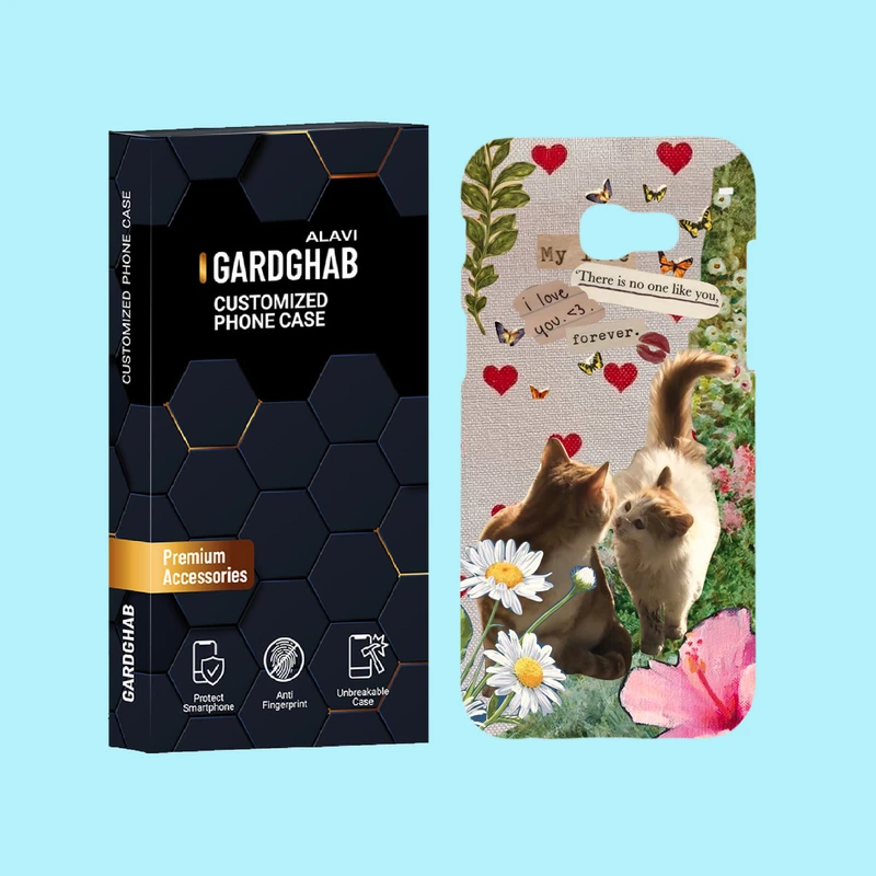 کاور گارد قاب علوی مدل عاشقانه مناسب برای گوشی موبایل سامسونگ Galaxy A5 2017 / A520 