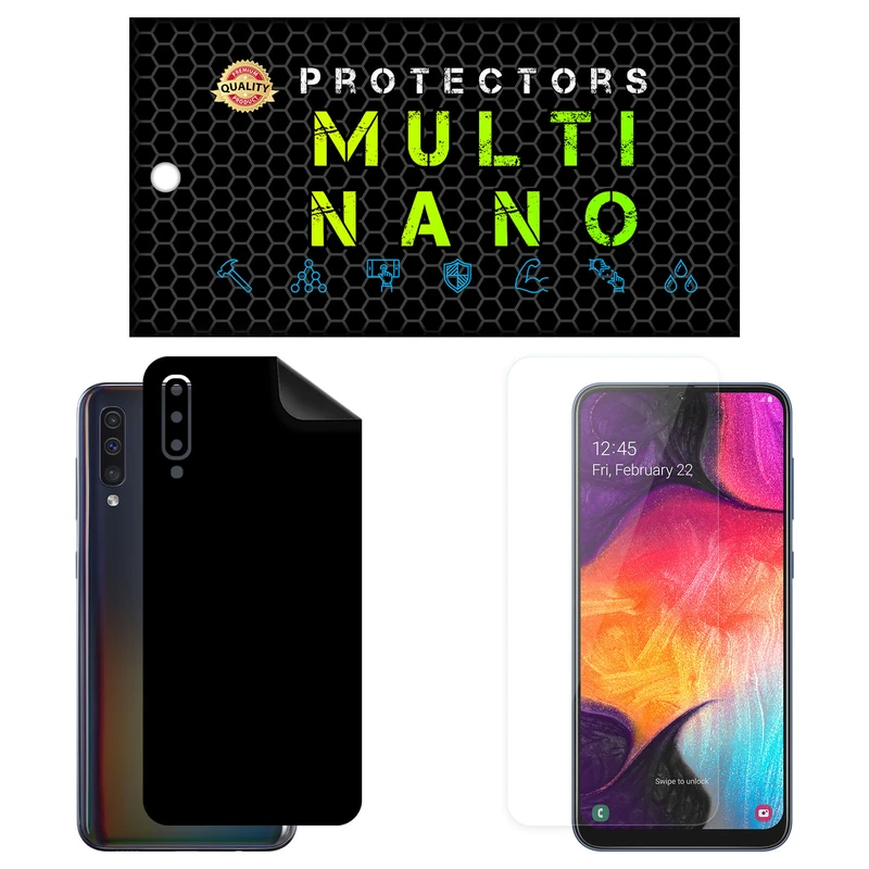 محافظ صفحه نمایش مولتی نانو مدل X-SFM مناسب برای گوشی موبایل سامسونگ Galaxy A50 به همراه برچسب پوششی