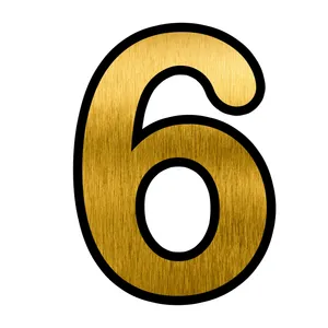 تابلو راهنما طرح اعداد لاتین مدل MO-T-6