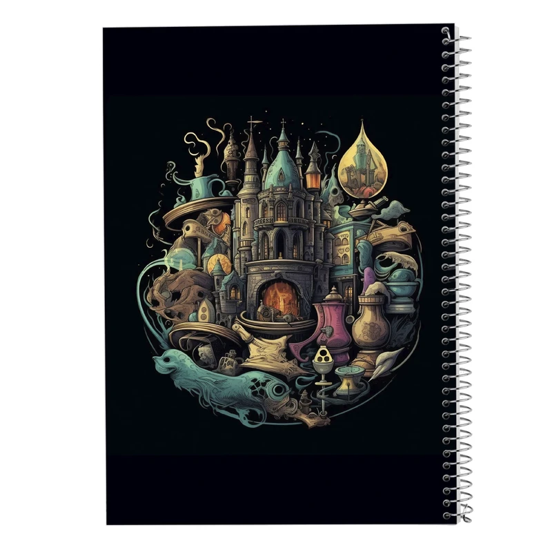 دفتر شطرنجی 50 برگ مدوپد مدل هری پاتر harrypotter کد DF10251