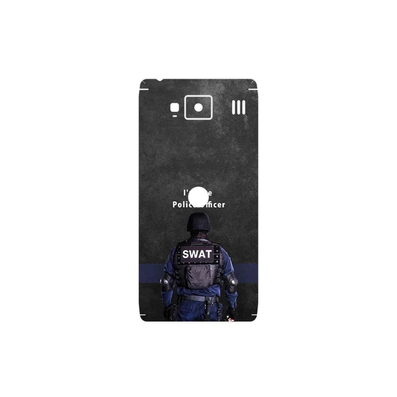 برچسب پوششی ماهوت مدل Police Officer مناسب برای گوشی موبایل موتورولا Droid Razr HD