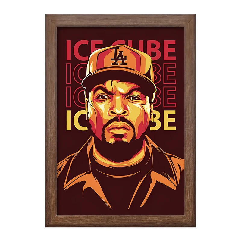 تابلو خندالو طرح آیس کیوب (Ice Cube) کد F10222