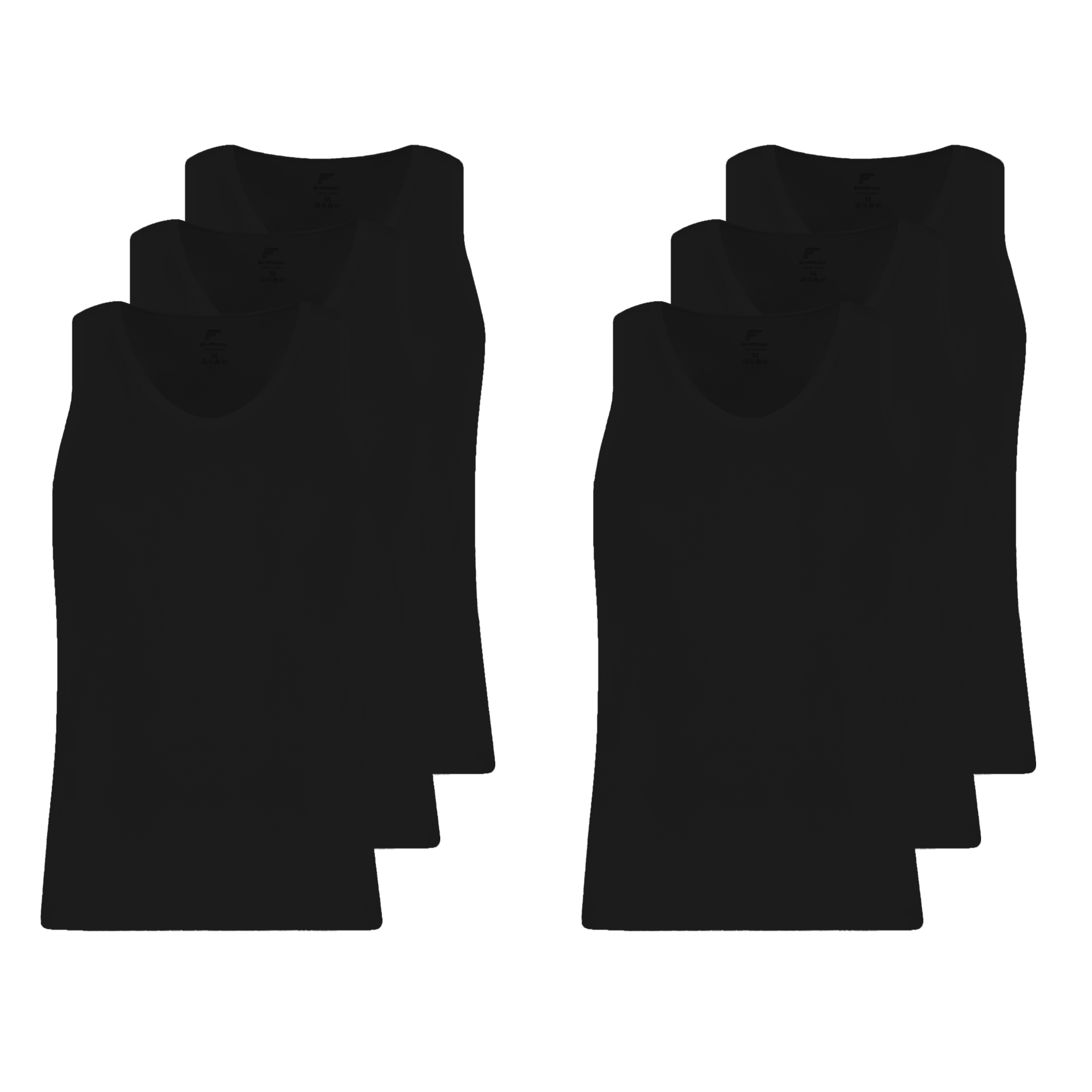 زیرپوش بدون آستین مردانه فردوس مدل TANK TOP بسته 6 عددی