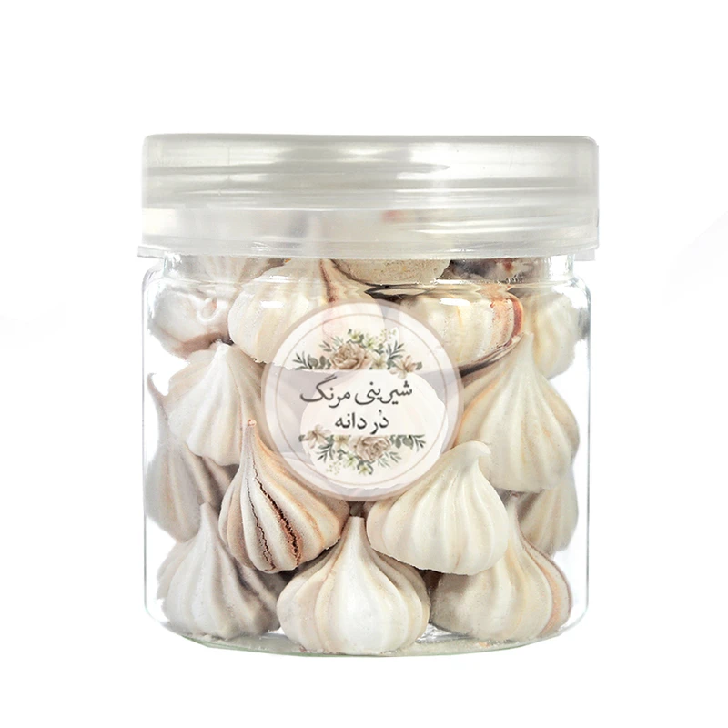 شیرینی مرنگ دردانه طعم نسکافه با تکه های شکلات - 50 گرم