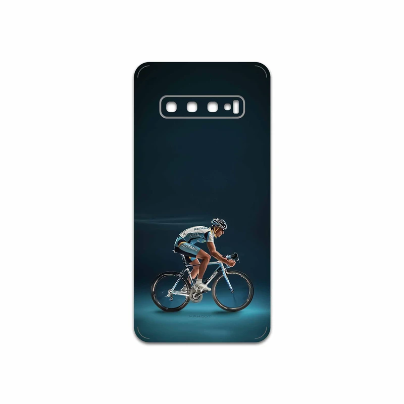 برچسب پوششی ماهوت مدل Road cycling مناسب برای گوشی موبایل سامسونگ Galaxy S10