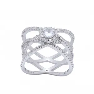 انگشتر نقره زنانه مدل GTA-346