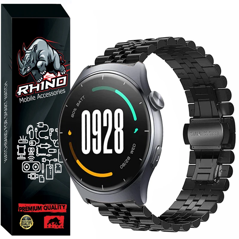 بند راینو مدل 5Bead مناسب برای ساعت هوشمند میبرو Mibro Lite 3 