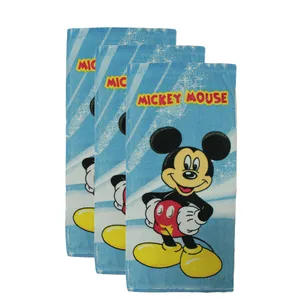  حوله دستی طرح عروسکی مدل میکی موس سایز 31x61 سانتی متر بسته سه عددی