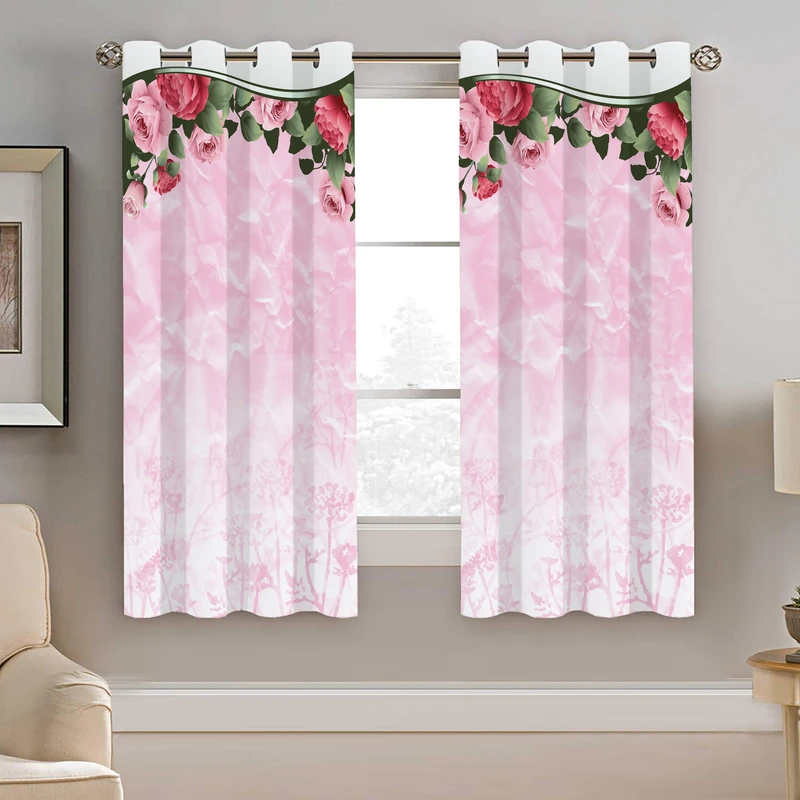 پرده نیروانا طرح گل مدل هازان کد 8916 سایز 140×200 سانتی متر