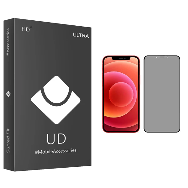 محافظ صفحه نمایش حریم شخصی یو دی مدل +HD مناسب برای گوشی موبایل اپل iPhone 12 mini