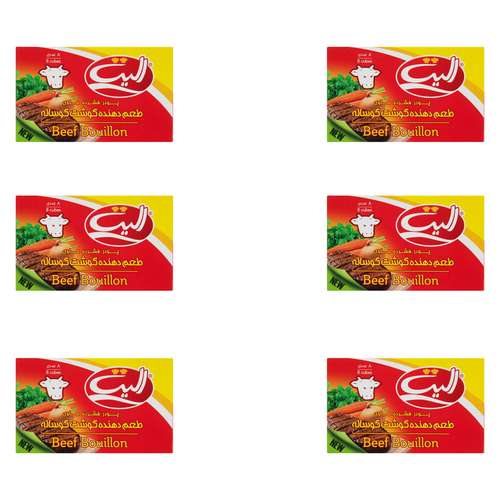 پودر عصاره گوشت گوساله الیت مقدار 80 گرم بسته 6 عددی