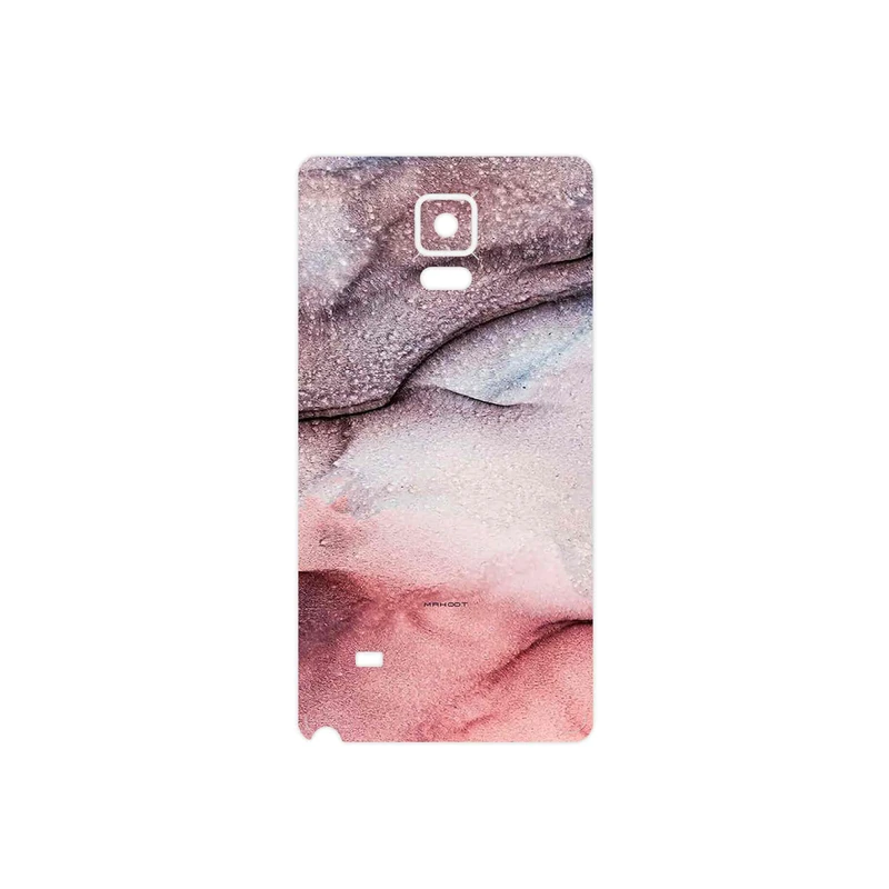 برچسب پوششی ماهوت مدل Smoky pink marble مناسب برای گوشی موبایل سامسونگ Galaxy Note 4
