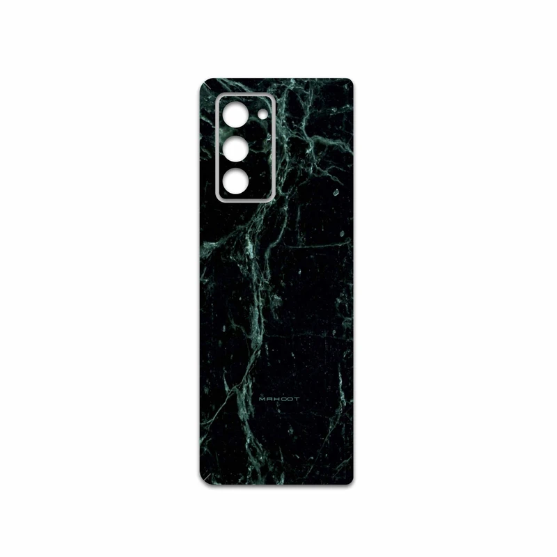 برچسب پوششی ماهوت مدل Graphite-Green-Marble مناسب برای گوشی موبایل سامسونگ Galaxy Z FOLD 2