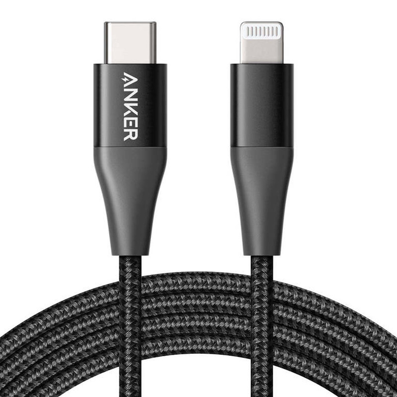 کابل تبدیل USB-C به لایتنینگ انکر مدل A8653 طول 1.8 متر