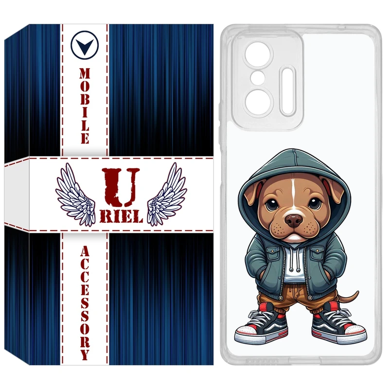 کاور یوریل مدل Clear کد 66 طرح سگ مناسب برای گوشی موبایل شیائومی 11T / 11T Pro