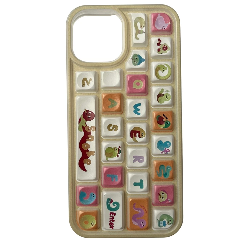 کاور مدل فانتزی طرح کیبورد برجسته کد 553 مناسب برای گوشی موبایل اپل iPhone 15