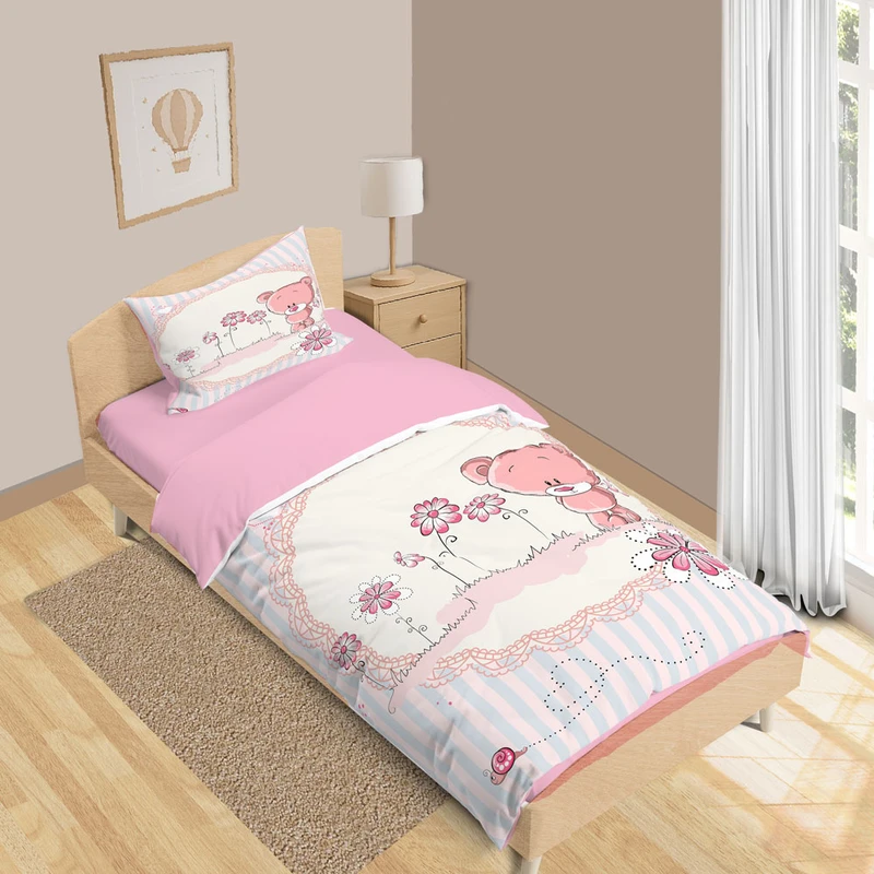 سرویس روتختی 1 نفر 5 تکه نوپه هوم مدل خرسی T6394