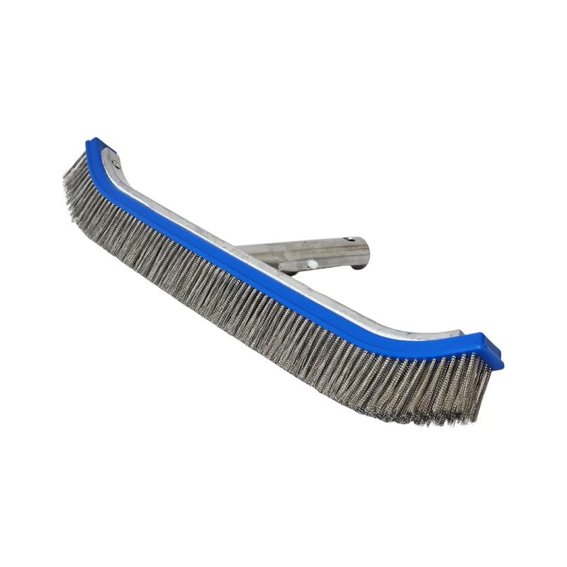 برس نظافت 45 سانتی (بزرگ) کف استخر با فرچه استیل مدل BR-04 کد PRD008