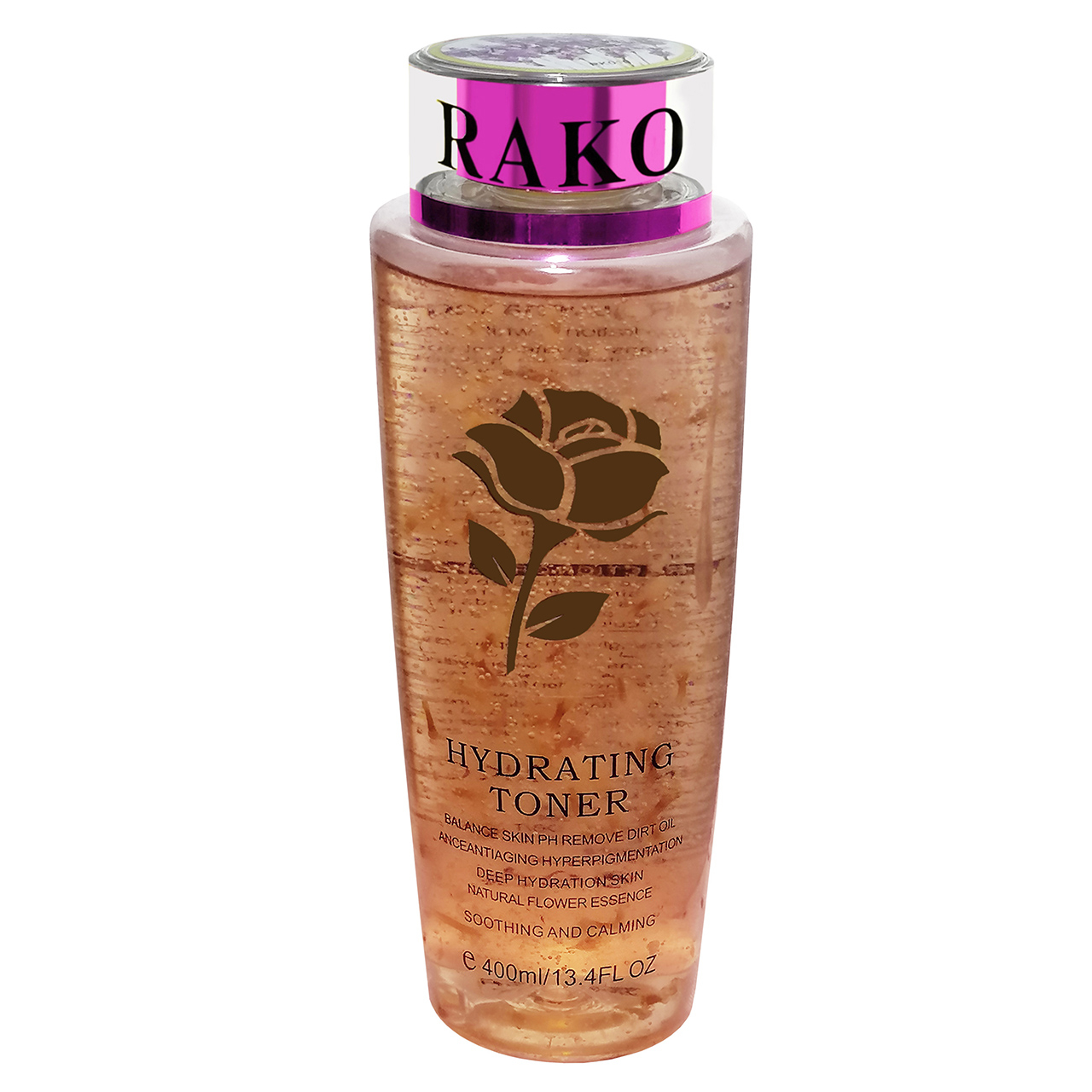 تونر پاک کننده آرایش صورت راکو مدل Lavender حجم 400 میلی لیتر