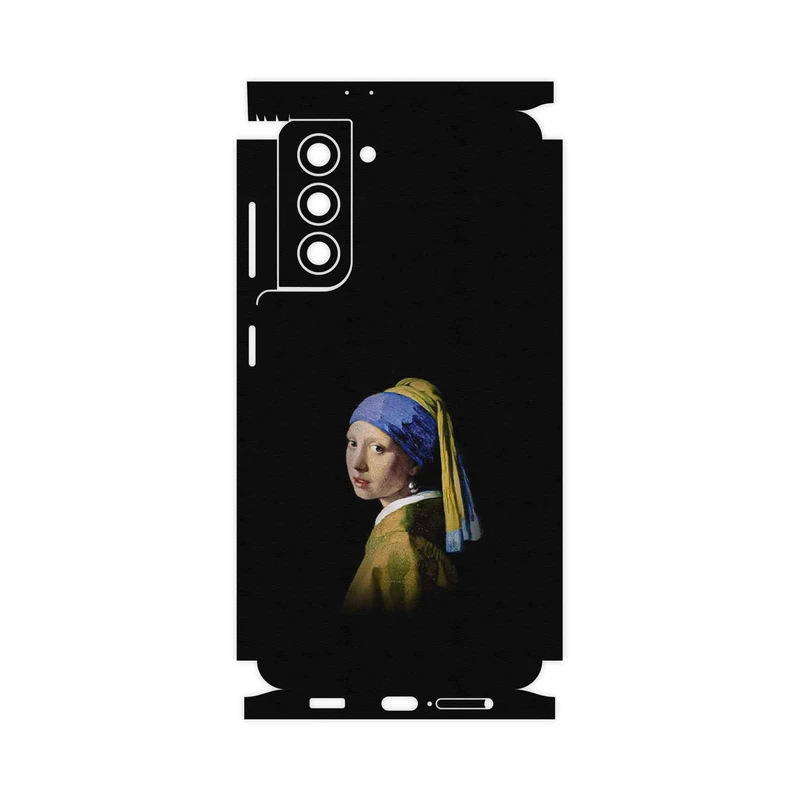 برچسب پوششی ماهوت مدل Girl with a Pearl Earring of Vermeer-FullSkin مناسب برای گوشی موبایل سامسونگ Galaxy S21 5G