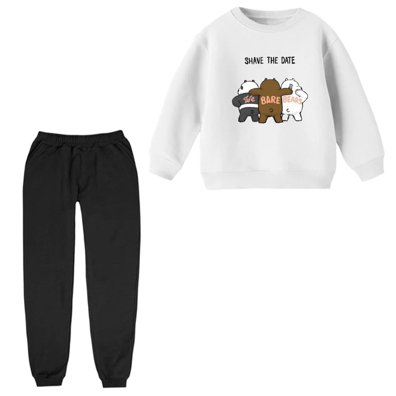 ست سویشرت و شلوار راحتی بچگانه مدل خرس  