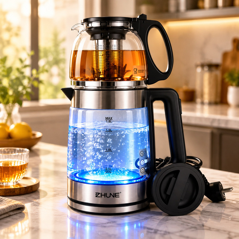 چای ساز روی همی ژونه ۱۸۰۰ وات مدل ZY-310u
