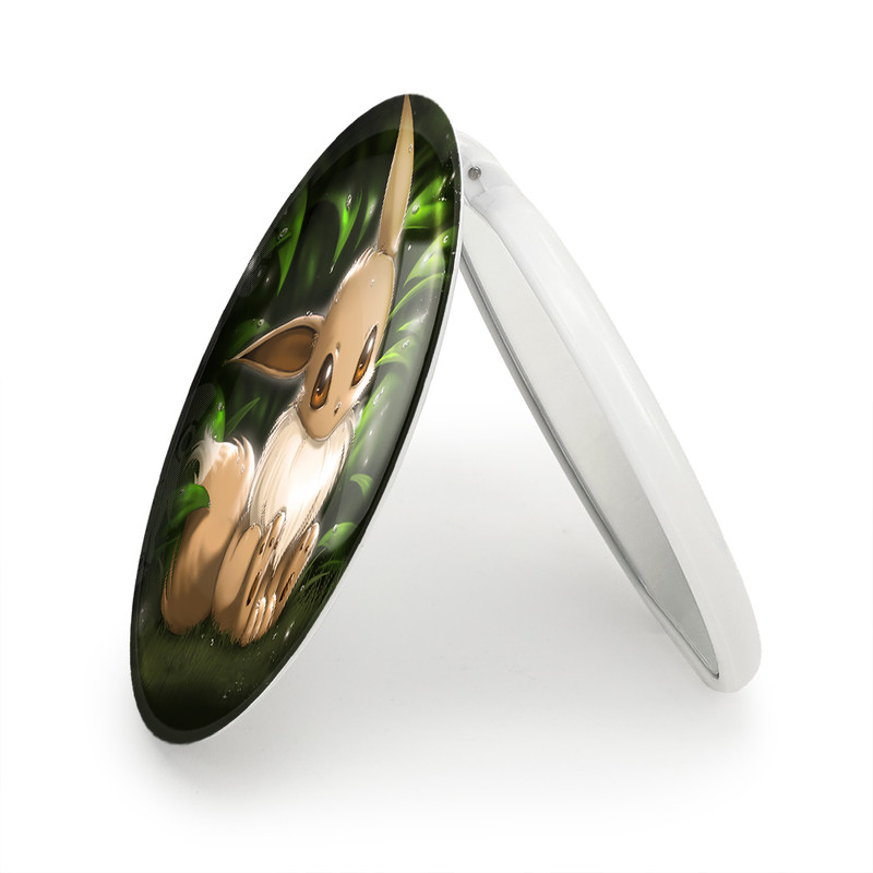 آینه جیبی خندالو طرح ایو انیمه پوکمون مدل تاشو کد 17328