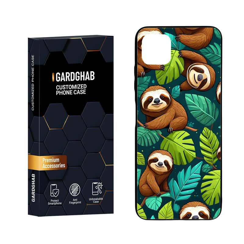 کاور گارد قاب مدل دور ژله ای هنری مناسب برای گوشی موبایل سامسونگ Galaxy A22 5G