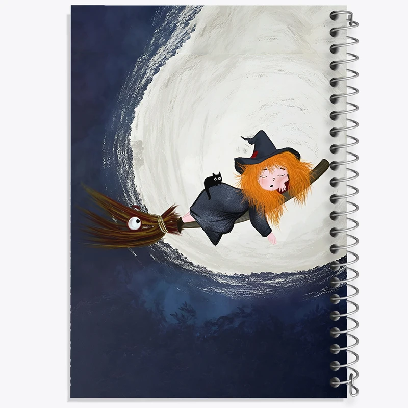 دفتر لیست خرید 50 برگ خندالو طرح دختر جادوگر کد N5636