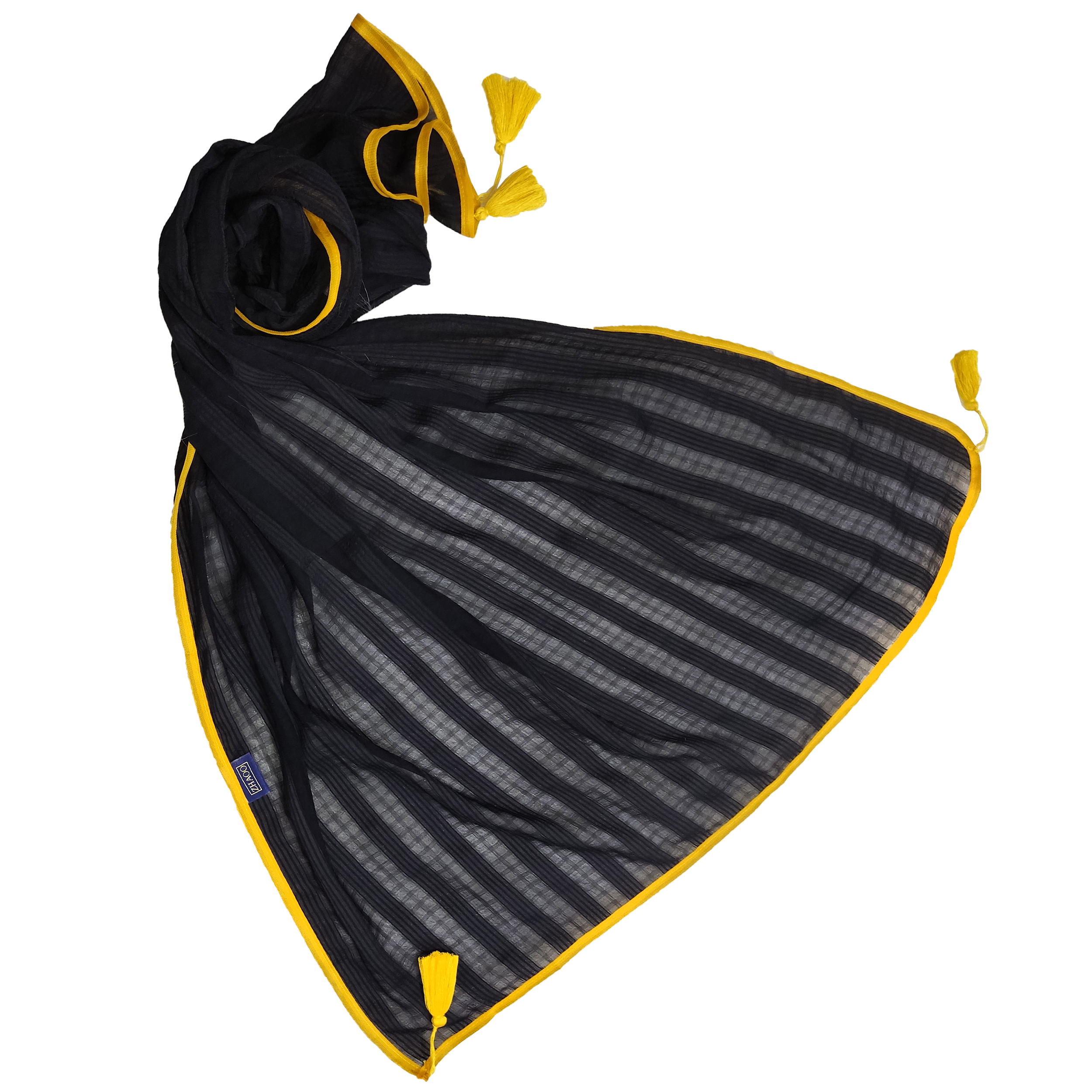 شال زنانه مدل سوپر نخ پنبه مزونی کد 9971