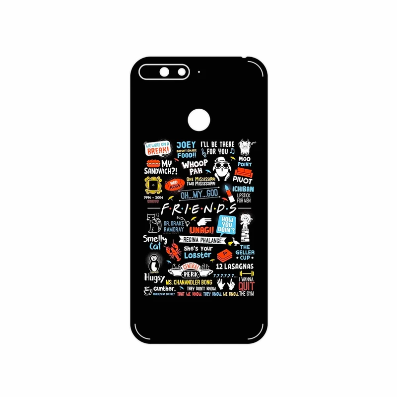 برچسب پوششی ماهوت مدل Friends 2 مناسب برای گوشی موبایل هوآوی Y6 Prime 2018