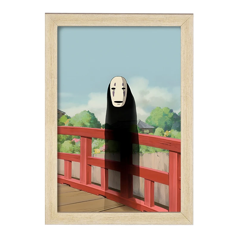 تابلو خندالو مدل انیمه شهر اشباح (Spirited Away) کد F3474