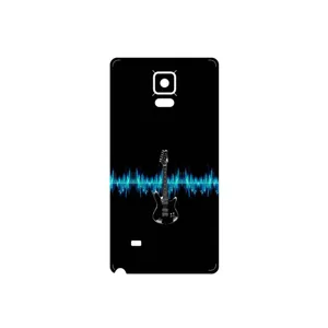 MAHOOT Electric Guitar Cover Sticker for Samsung Galaxy Note 4