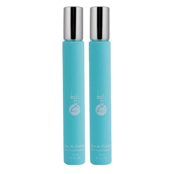 عطر جیبی زنانه دکلت مدل 321 حجم 15 میلی لیتر مجموعه 2 عددی
